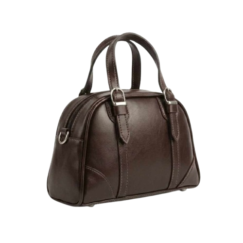 Bags Berry Dorian Handbag Dark Brown Dome Handbag