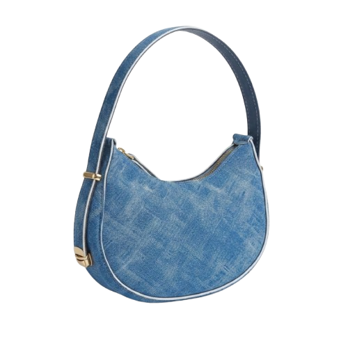 Bags Berry Fly Shoulder Bag Blue Half Moon Bag