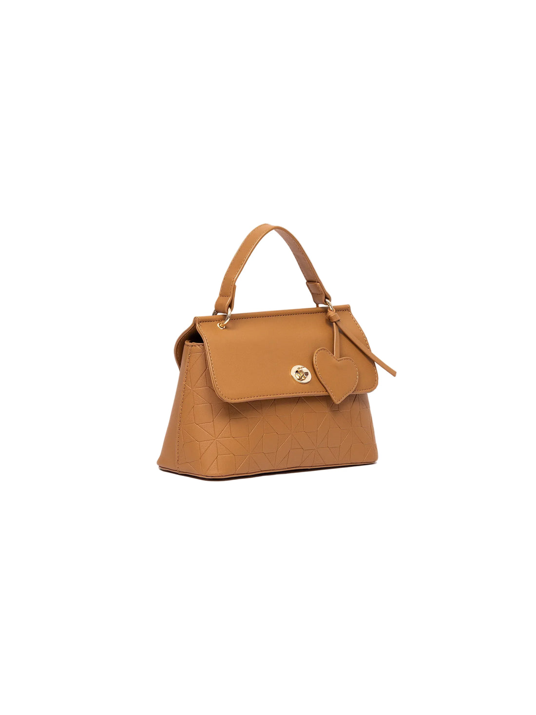 Bags Berry Women's Smooth Faux Leather Hand Bag Brown