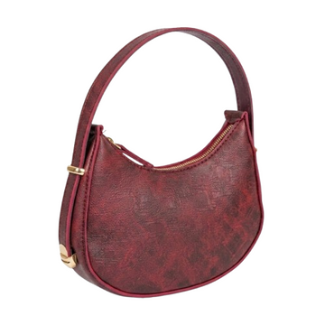 Bags Berry Fly Shoulder Bag Maroon Half Moon Bag