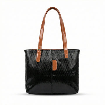 Bags Berry Raya Shoulder Bag Black Textured Shoulder Bag