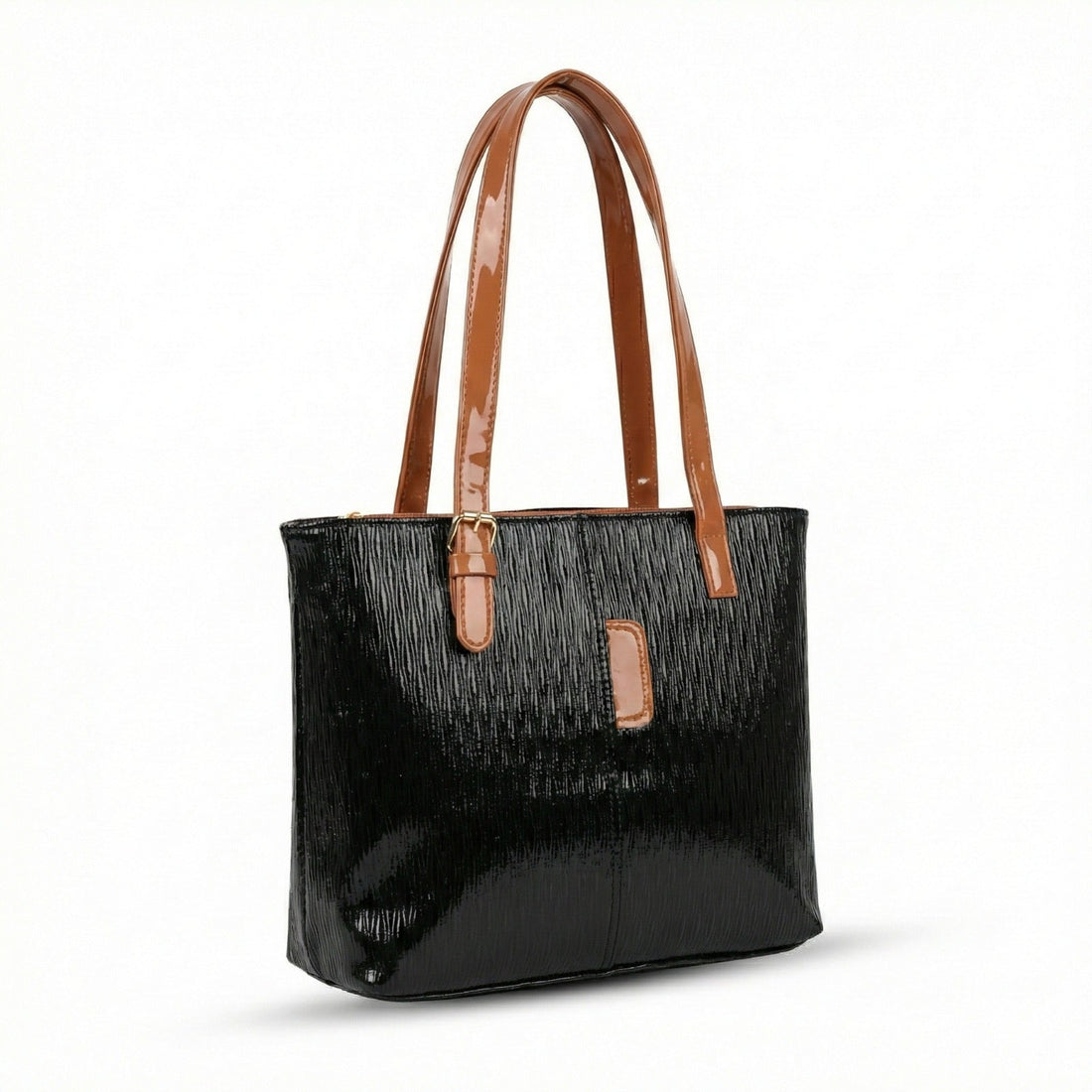 Bags Berry Raya Shoulder Bag Black Textured Shoulder Bag