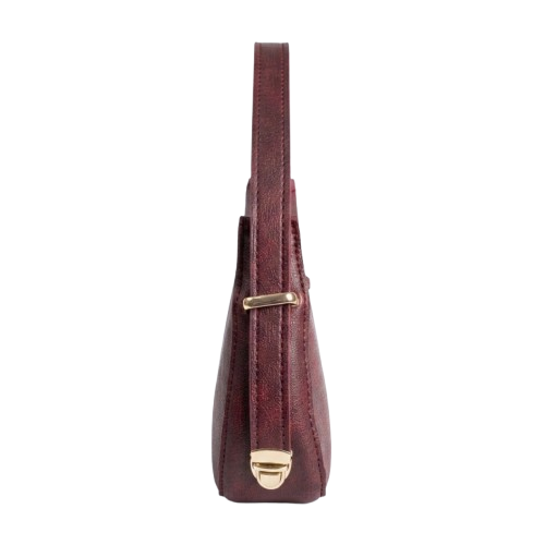 Bags Berry Fly Shoulder Bag Maroon Half Moon Bag